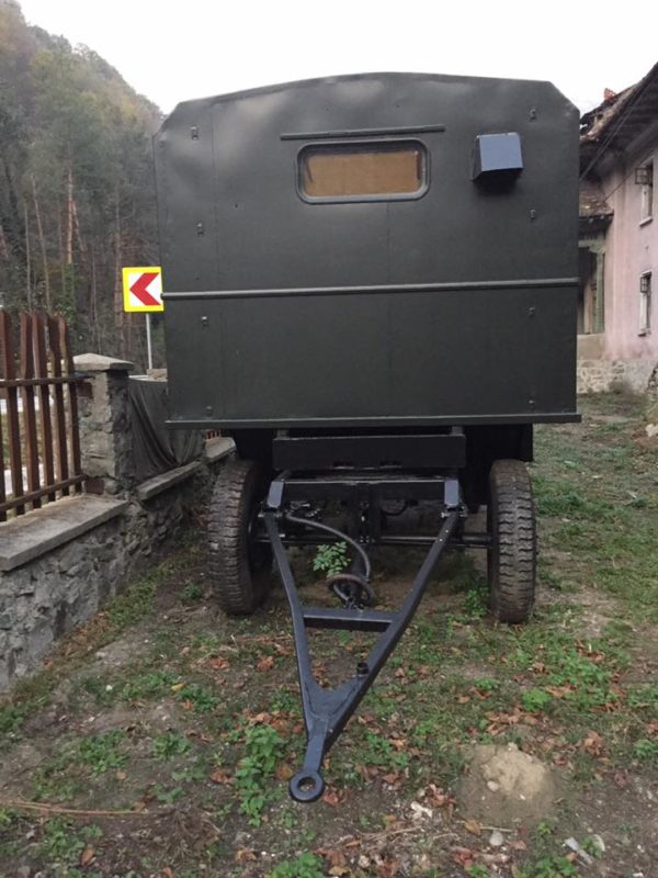 Vagon militar / remorca compatibil cap tractor SR - Armata romana - imagine 8