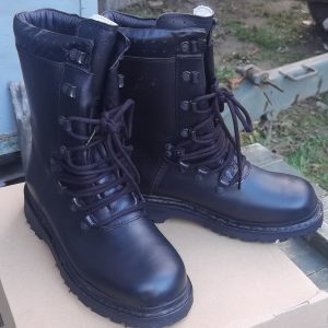 Bocanci militari din piele - imagine 2