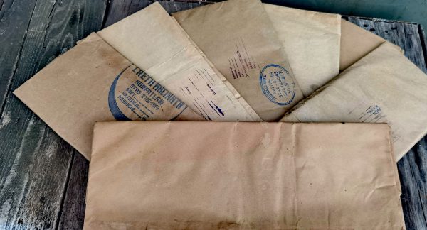 Sac hârtie pentru depozitare și transport, proveniență armata română