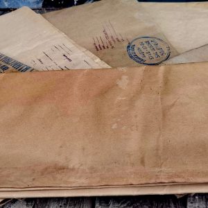 Sac hârtie pentru depozitare și transport, proveniență armata română - imagine 2