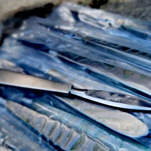 Ustensile medicale~ bisturiu proveniență armata română - imagine 3