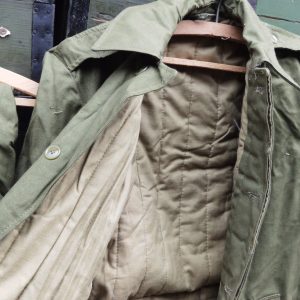 Costum vătuit militar~ veston și pantalon, proveniență armata română - imagine 4