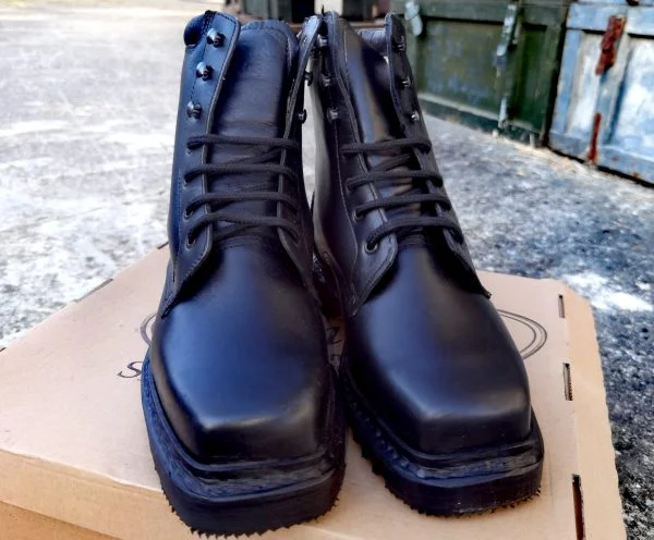 Bocanci militari de piele - imagine 4