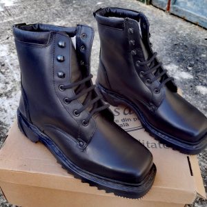 Bocanci militari de piele - imagine 5