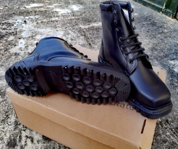 Bocanci militari de piele - imagine 7