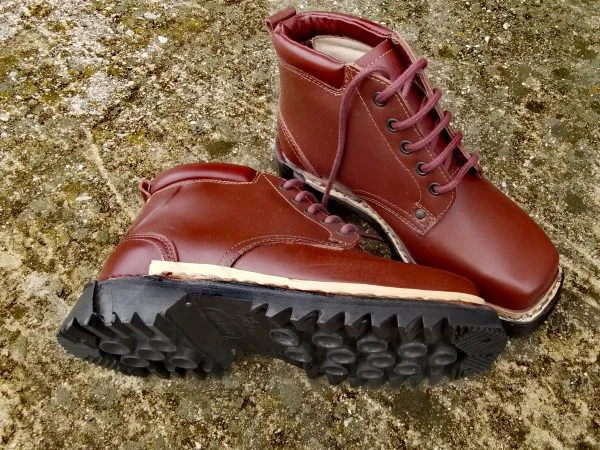 Bocanci militari de piele - imagine 3