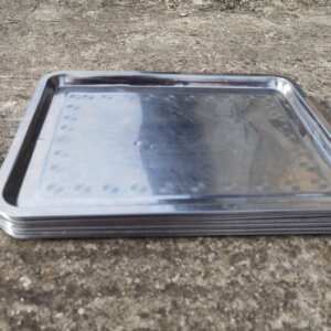 Tăvi inox, proveniență armata română - imagine 2