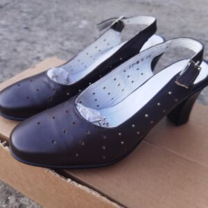 Pantofi damă, de piele - imagine 4