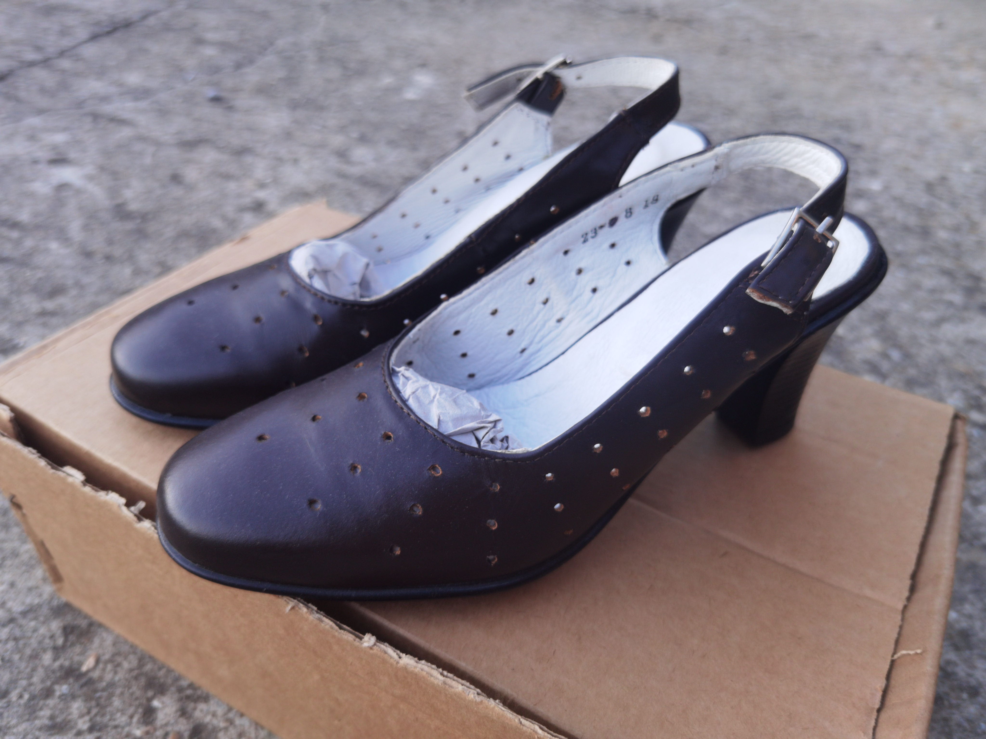 Pantofi damă, de piele - imagine 4