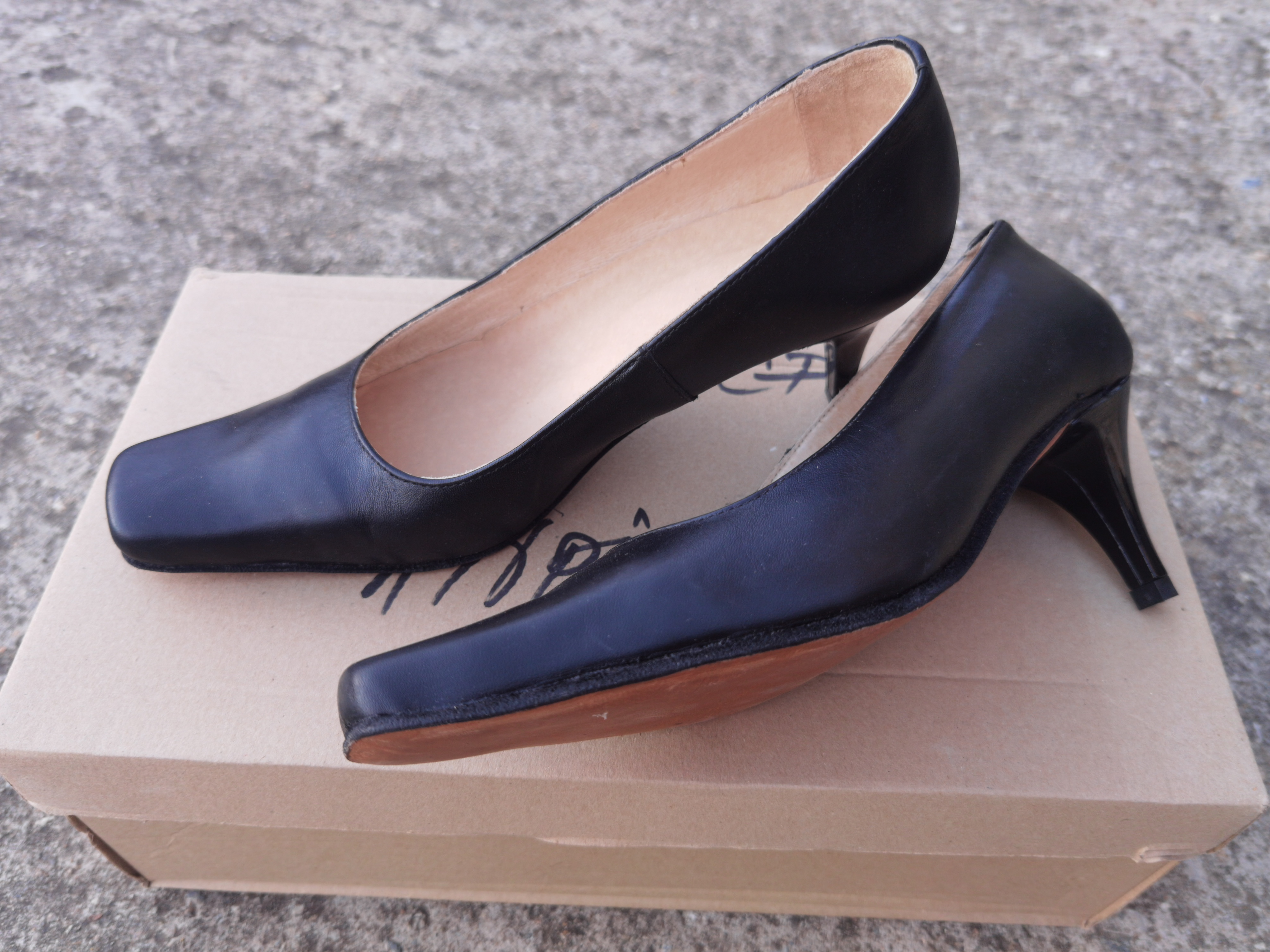 Pantofi damă, de piele - imagine 1