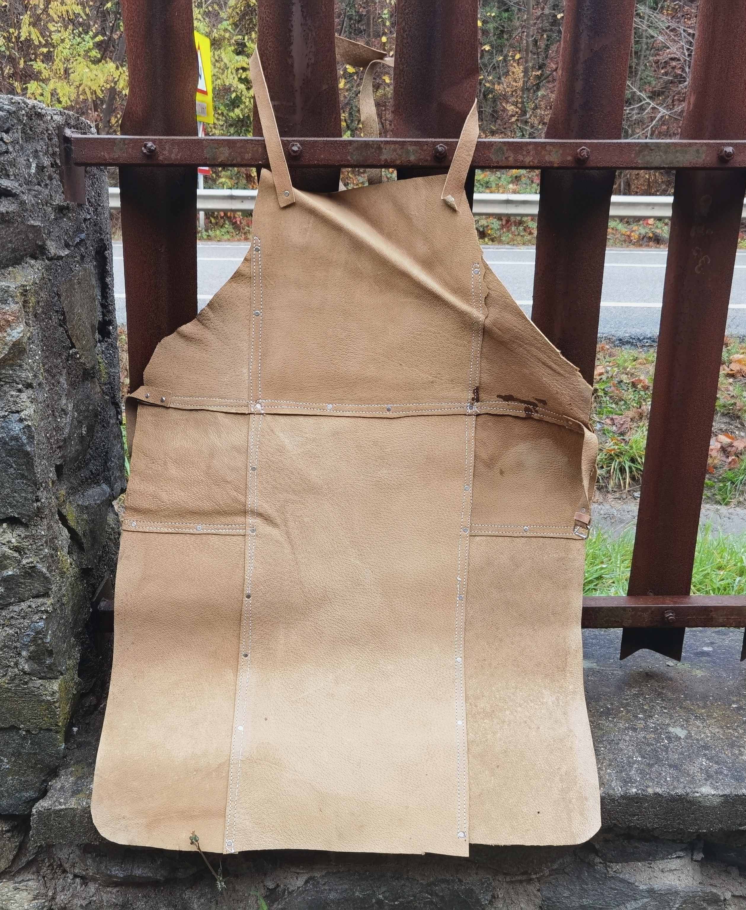 Șorț sudură din piele - imagine 1